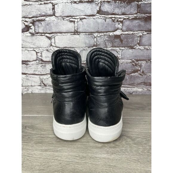 Savio Barbato Brown Patent Croc Embossed High Top Strap Sneakers Men Sz 45EU/12M main image 8
